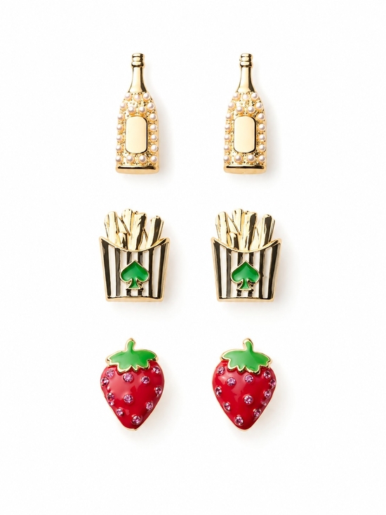 Kate Spade X Target Jewelry - Kate Spade x Target Three Pack Stud Earrings NIB